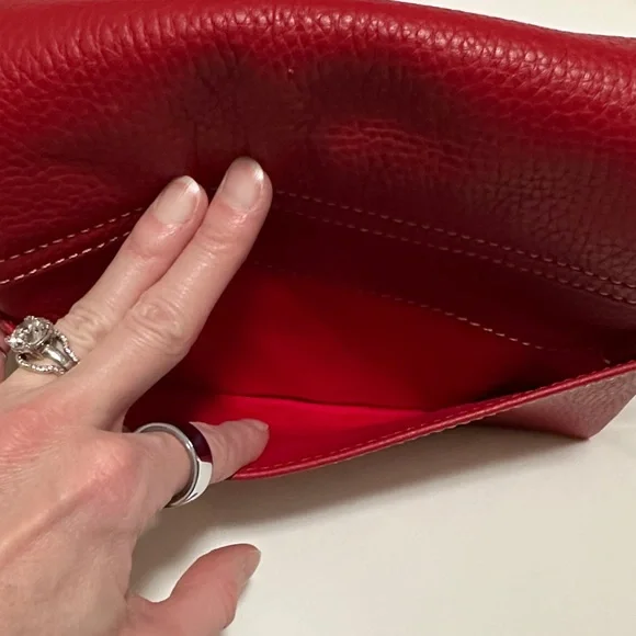 Dooney & Bourke Red and Brown Crossbody Bag - Picture 6 of 6